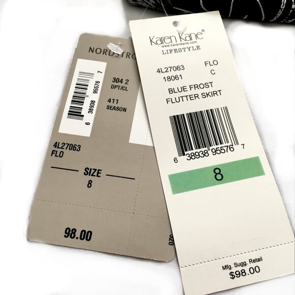 Karen Kane floral skirt size 8 - Picture 6 of 8